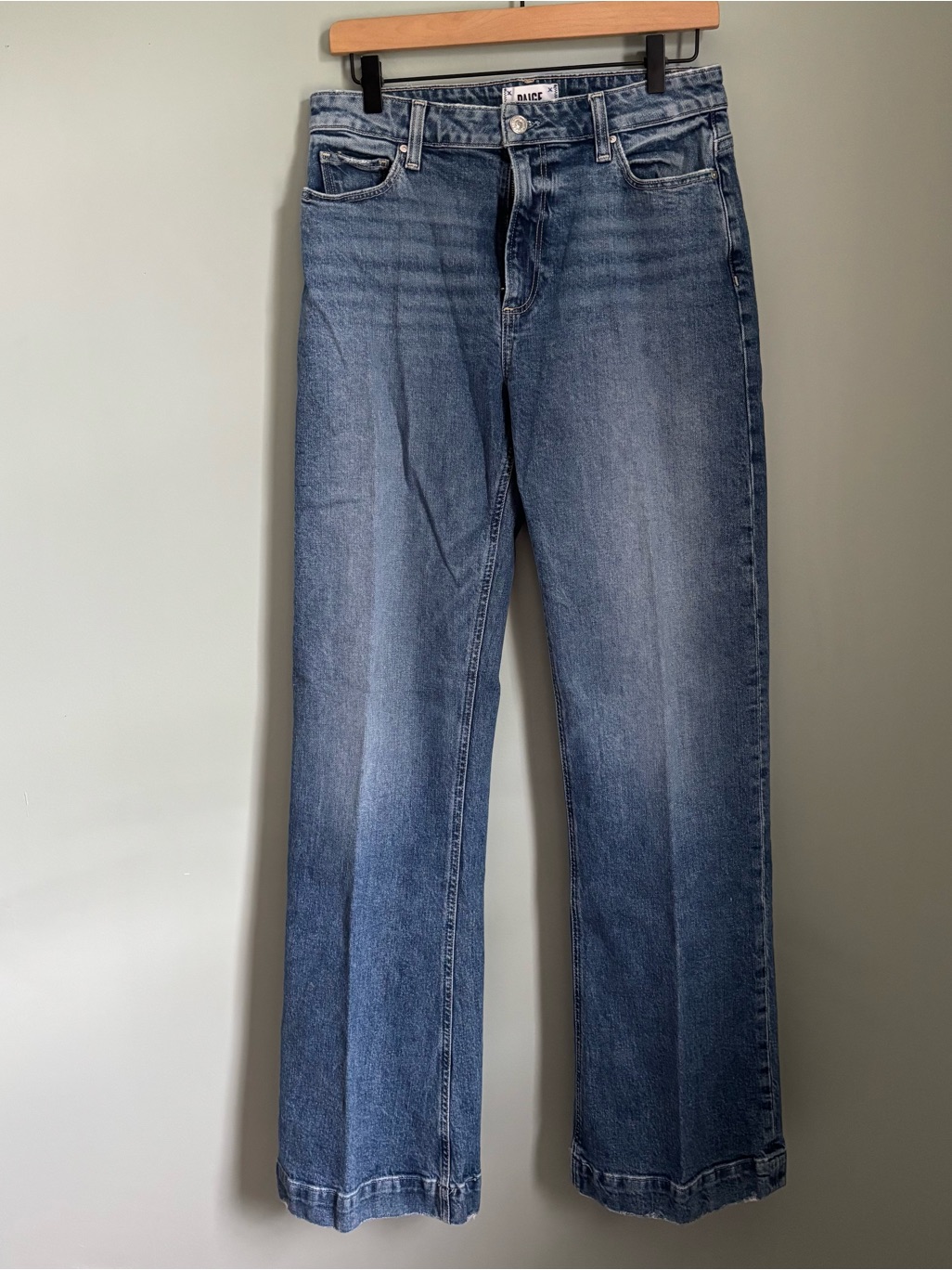Paige Leenah Wide Leg Vintage Style Jeans